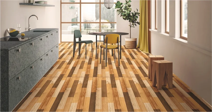 Wood Effect Tiles Kitchen