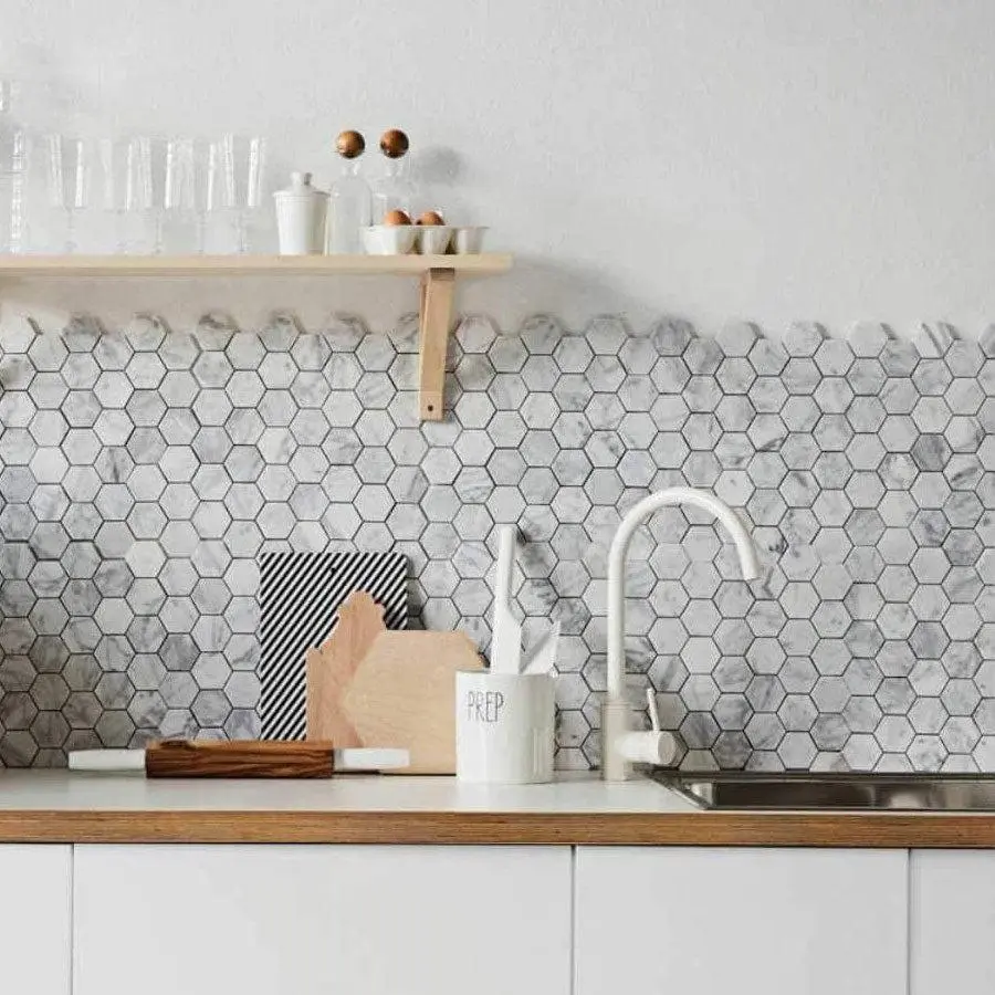 Hexagon Mosaic Porcelain Tiles