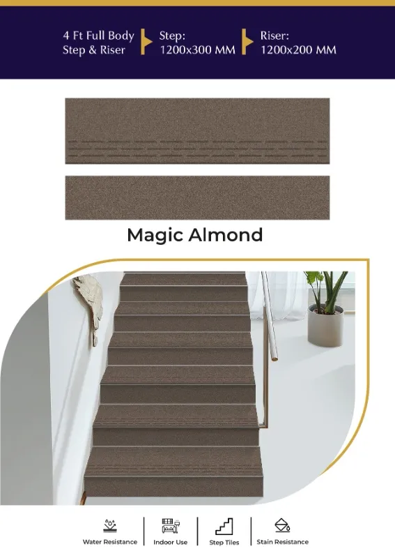 full body step riser tiles