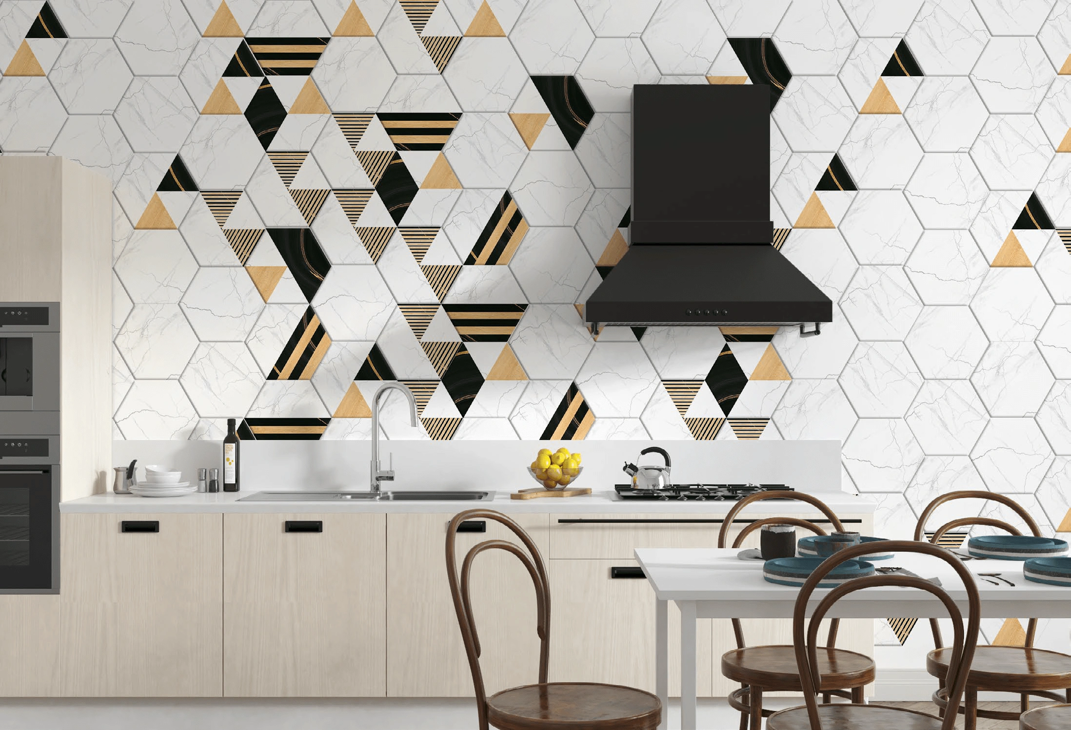  Hexagon Tiles