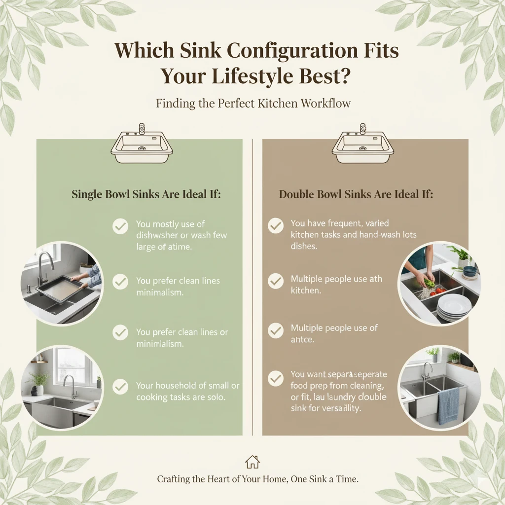 Which Sink Configuration Fits Your Lifestyle Best