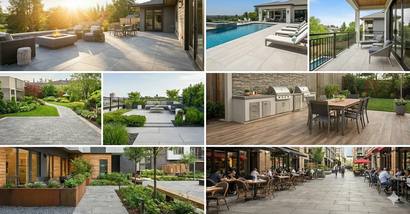 Ideal Applications for Porcelain Pavers