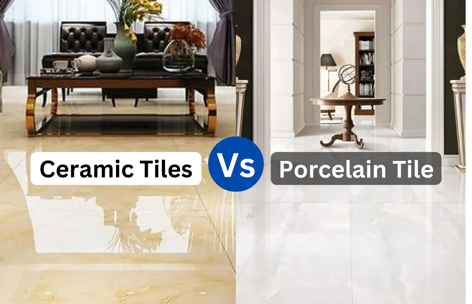 Difference Between Ceramic Tiles and Porcelain Tiles