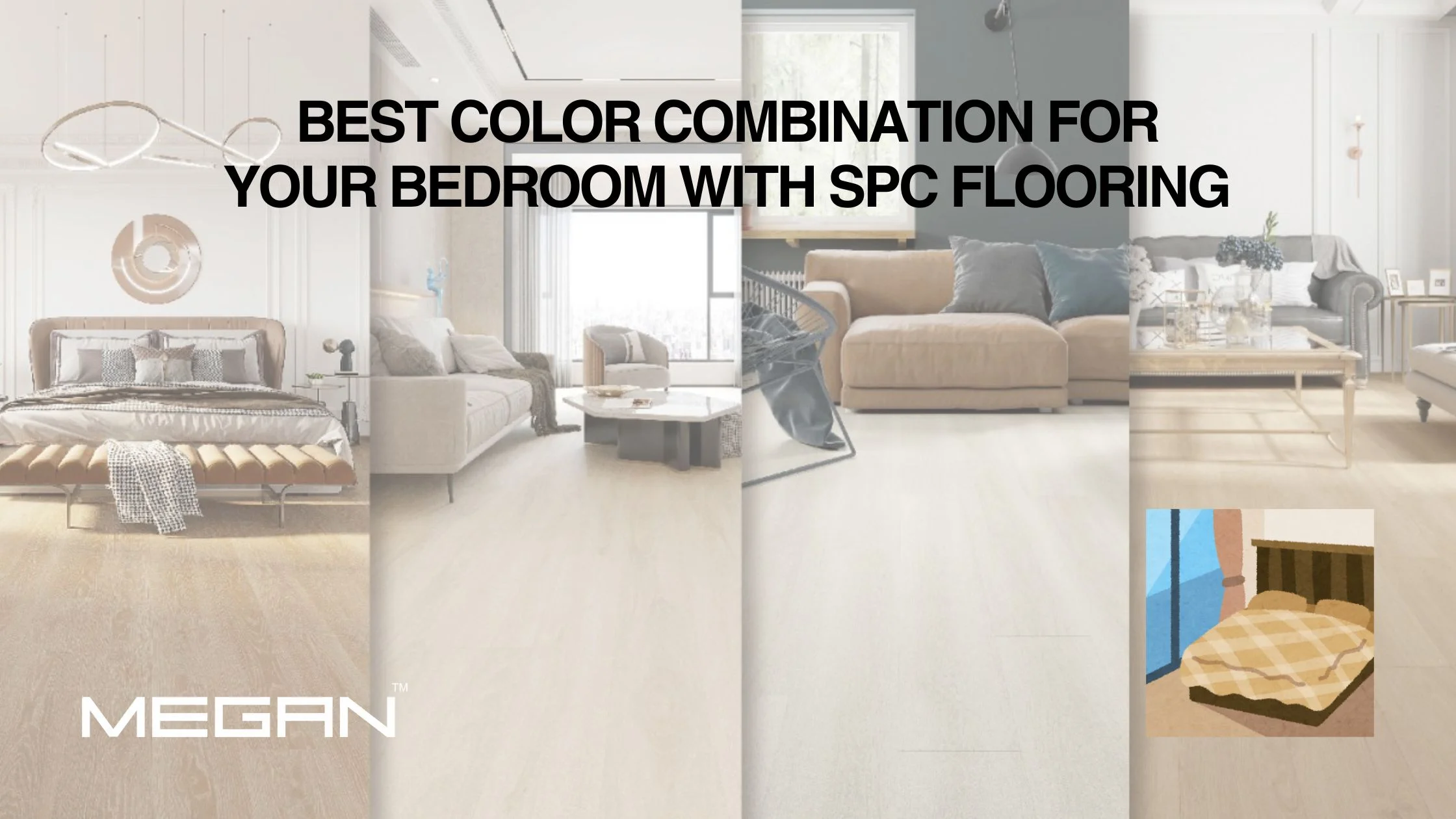 Best Color Combination for your Bedroom with SPC Flooring